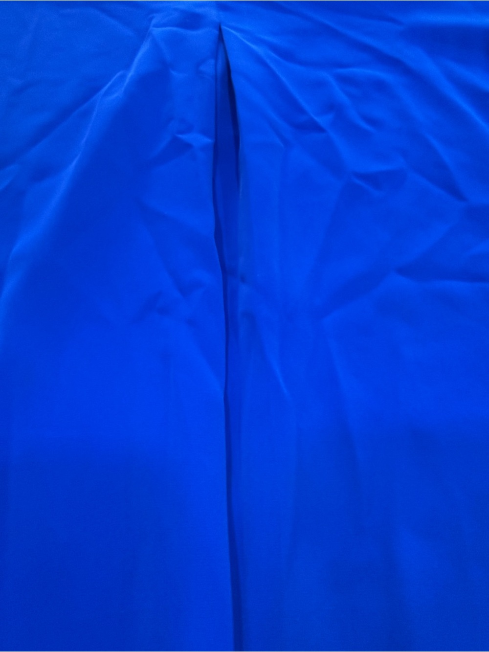 FUNLINGO Royal Blue V-Neck Blouse XL Smocked Ruffle Sleeve - Picture 2 of 7